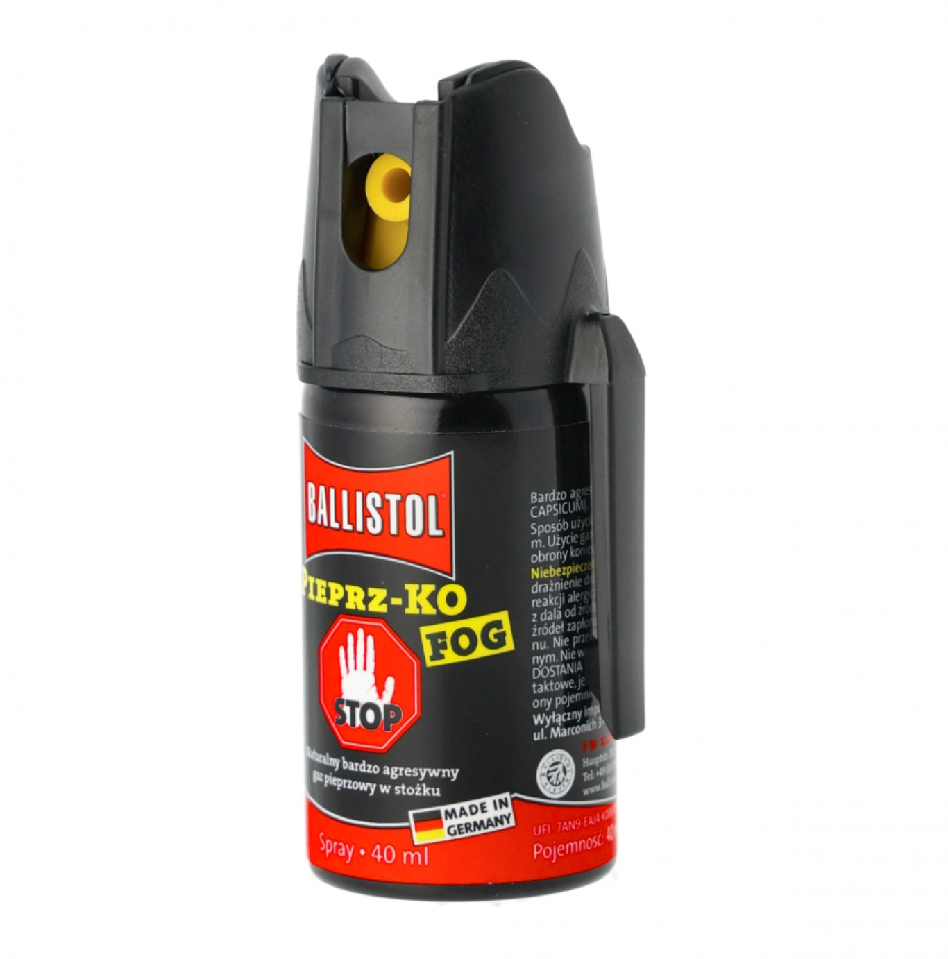 Pálivý sprej Ballistol Pfeffer-KO Fog 40ml - Oblačno