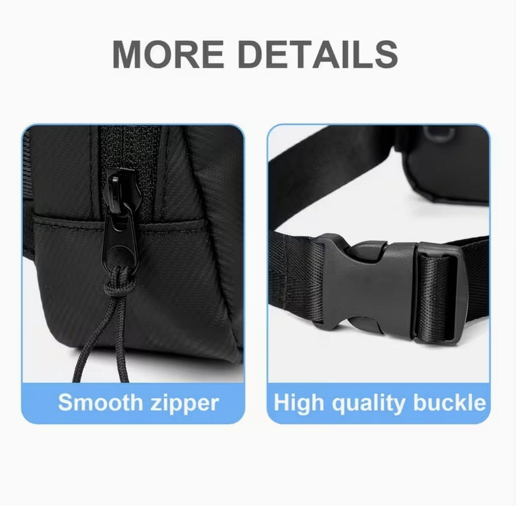 Taška na kříž s tvrdým pouzdrem EDC – stylová everyday carry taška