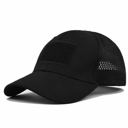 Taktická Trucker čepice s kšiltem a síťkou, velcro