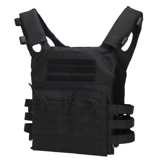 Taktická vesta Plate Carrier, systém MOLLE, nastavitelná