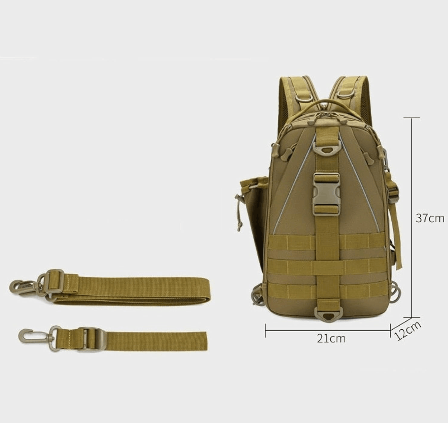 Taktický sling batoh 15L s MOLLE systémem