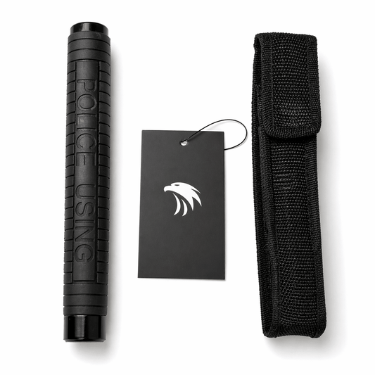 Telescopická ocelová tyč Black Airsoft POLICE 60cm s pouzdrem