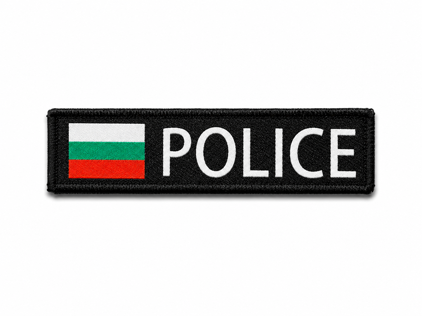 Nášivka POLICE 10x2.5 cm s suchým zipem