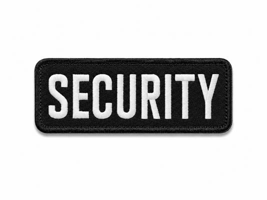 Nášivka SECURITY 25x9 cm s suchým zipem