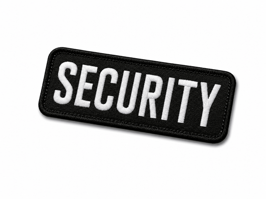 Petice SECURITY 13x5 cm cu velcro pe spate