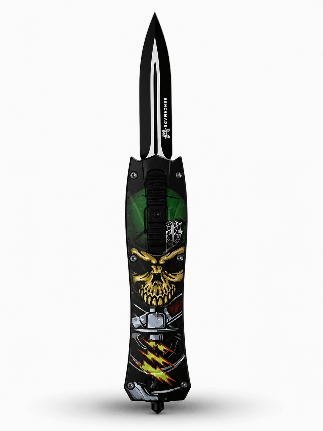 Automatický nůž Black Airsoft Inferno OTF s vysouvacím ostřím