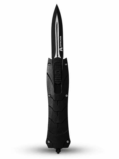 Automatický nůž Black Airsoft Inferno OTF s vysouvacím ostřím