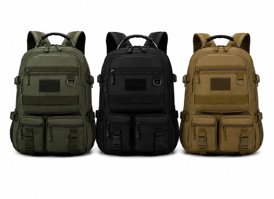 Taktický batoh Black Airsoft Tactical Backpack 35L 600D