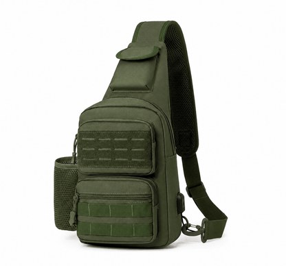 Taktická crossbody taška Black Airsoft Tactical Sling Bag