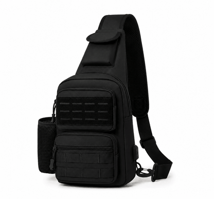Taktická crossbody taška Black Airsoft Tactical Sling Bag