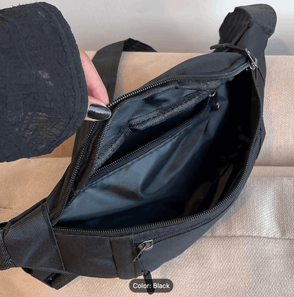 Taška na kříž a přes rameno BlackAirsoft Dual Zip
