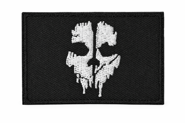 Call Of Duty Ghosts Logan Walker nášivka, velcro – taktický patch s lebkou