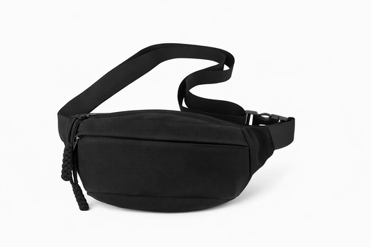 Taška na kříž s diskrétním zipem EDC – minimalistická everyday carry taška