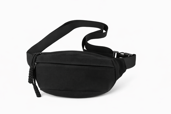 Taška na kříž s diskrétním zipem EDC – minimalistická everyday carry taška
