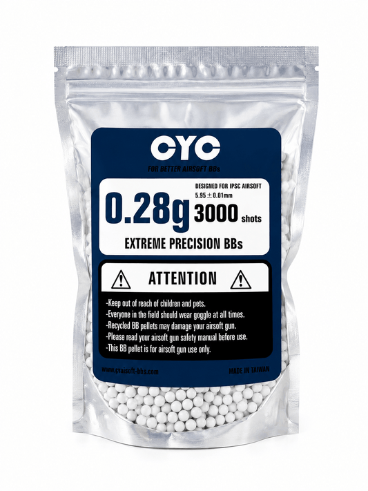 Airsoftové kuličky CYC 0.28g Precision BBs 3000 kusů