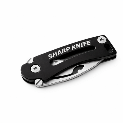 Mini skládací zakřivený nůž na klíče – kompaktní EDC nástroj