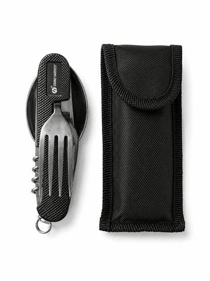 Multifunkční kempingový set BlackAirsoft NomadFork