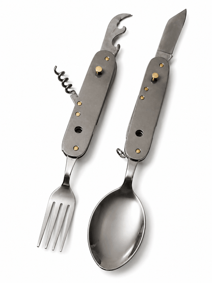 Multifunkční kempingový set BlackAirsoft NomadFork