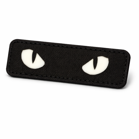 Taktická svítící nášivka, patch „Kočičí oči“ – Glow in the Dark