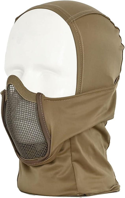 Taktická balaclava s vestavěnou maskou na ústa