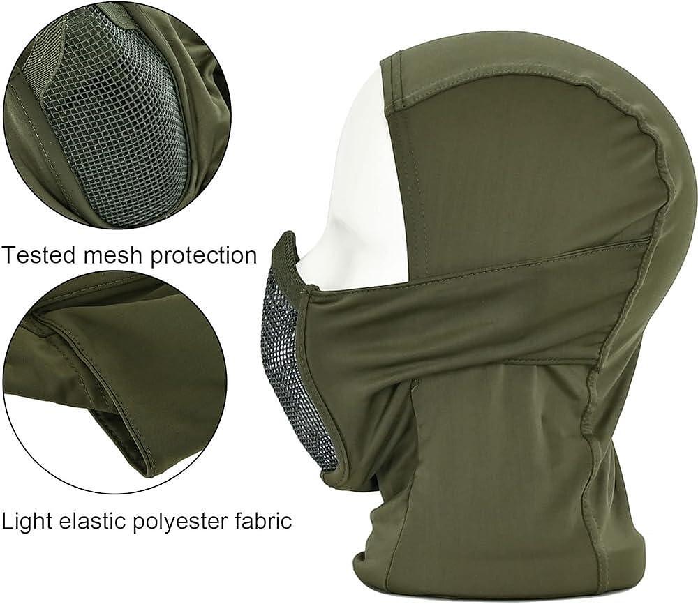 Balaclavă tactică cu mască de gură încorporată