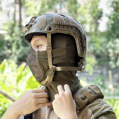 Taktická balaclava s vestavěnou maskou na ústa