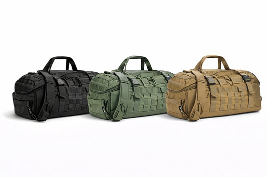 Rucsac tactic 3în1 45L cu sistem MOLLE – rucsac, geantă de voiaj și geantă de mână