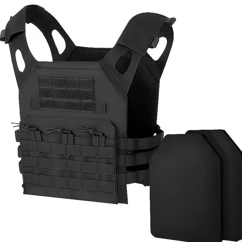Taktická vesta Plate Carrier, systém MOLLE, nastavitelná