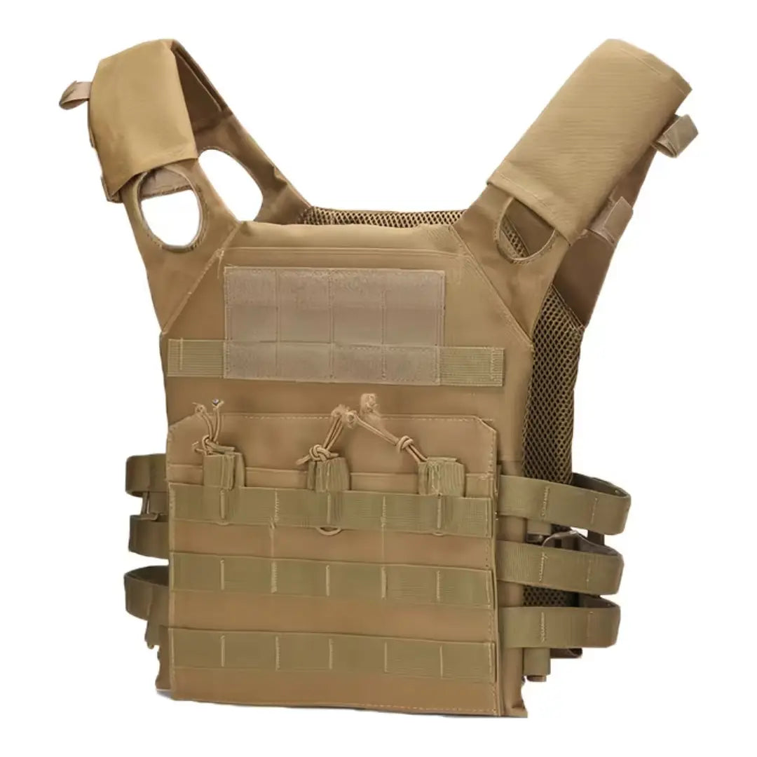 Vestă tactică Plate Carrier, sistem MOLLE, reglabilă