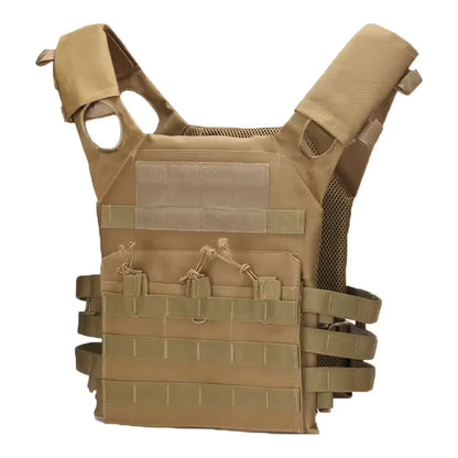 Taktická vesta Plate Carrier, systém MOLLE, nastavitelná
