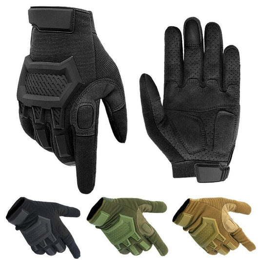 Mănuși tactice cu touchscreen, antiderapante