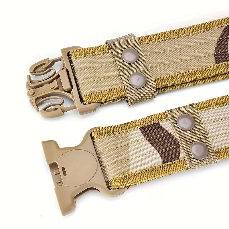 Taktický široký opasek 5 cm s rychlou sponou, 125 cm