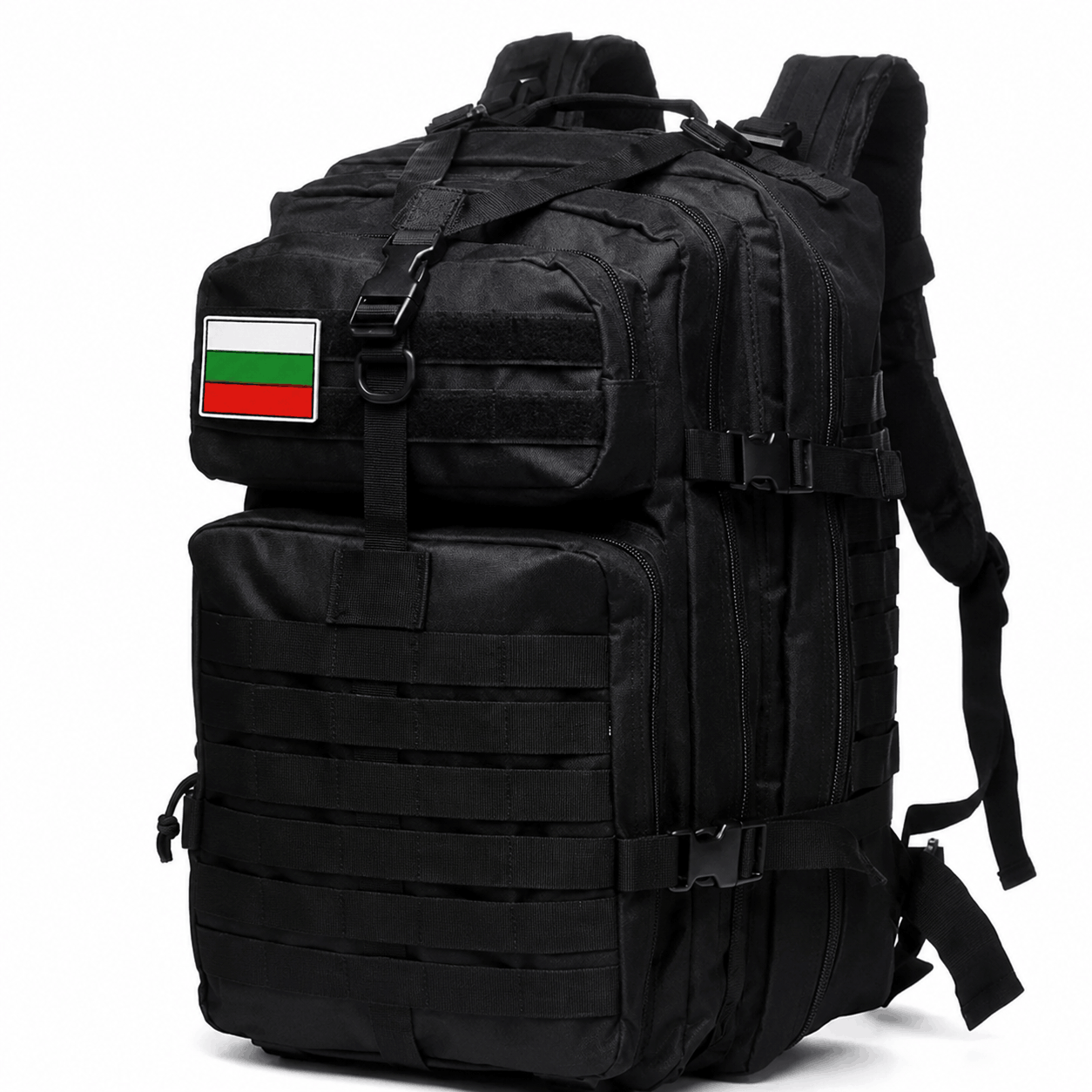 Taktický batoh 45L, velcro s bulharskou vlajkou 900D
