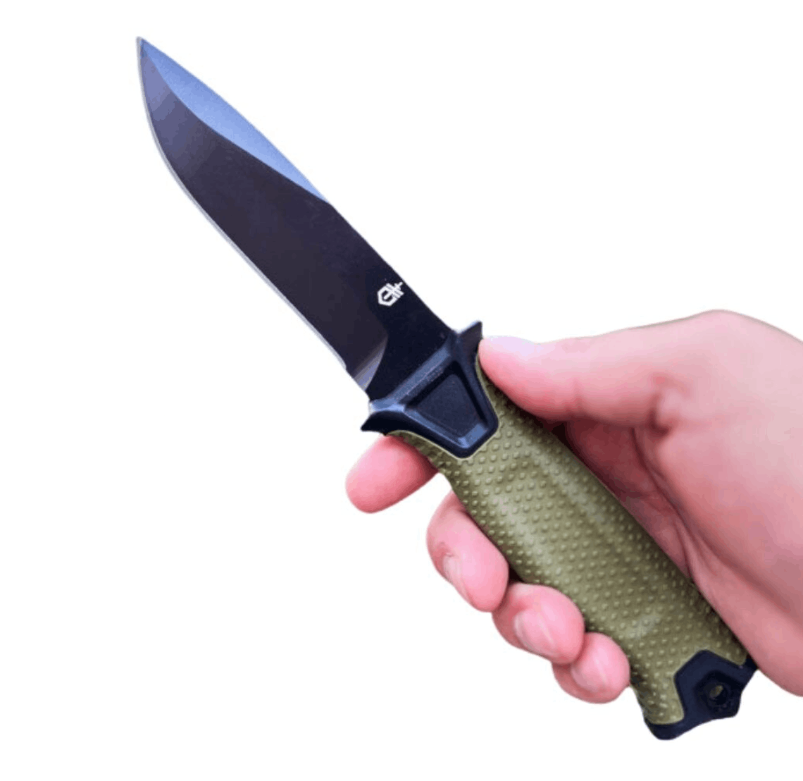 Taktický nůž s pouzdrem pro horizontální a vertikální nošení