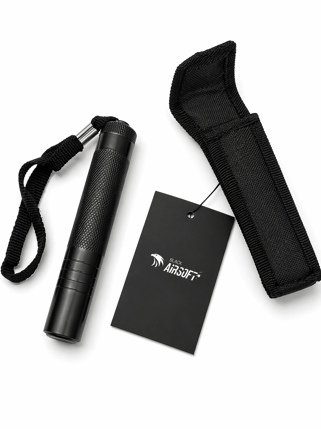Telescopická ocelová tyč Black Airsoft RAPTOR 40cm s pouzdrem