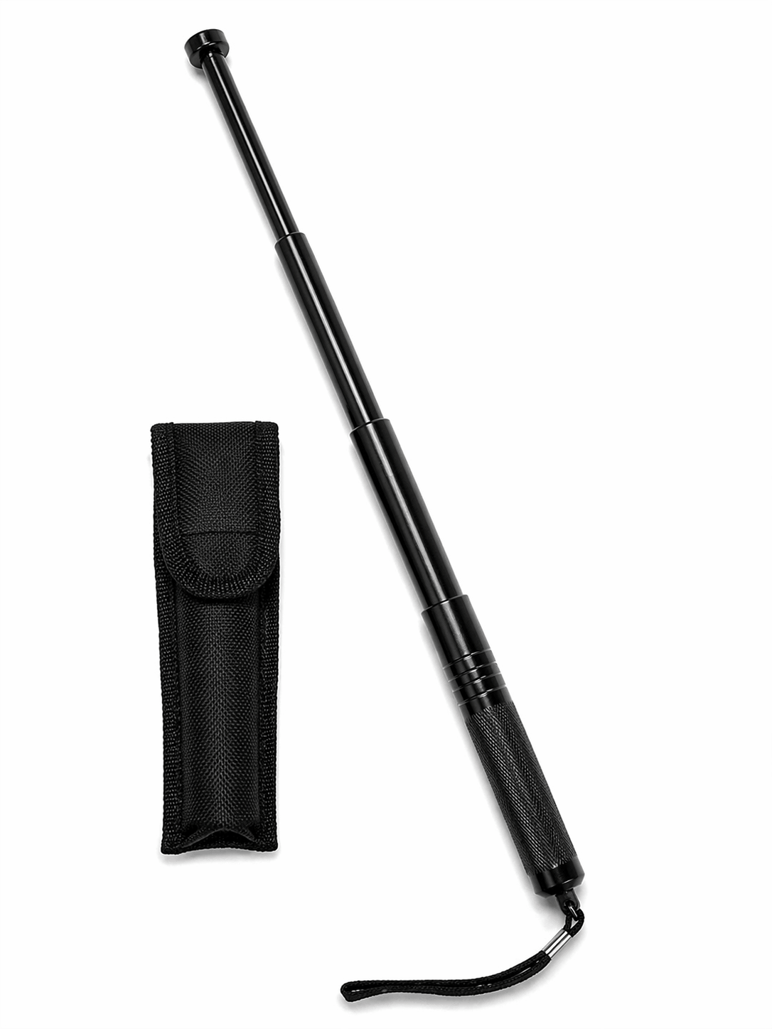 Telescopická ocelová tyč Black Airsoft RAPTOR 40cm s pouzdrem
