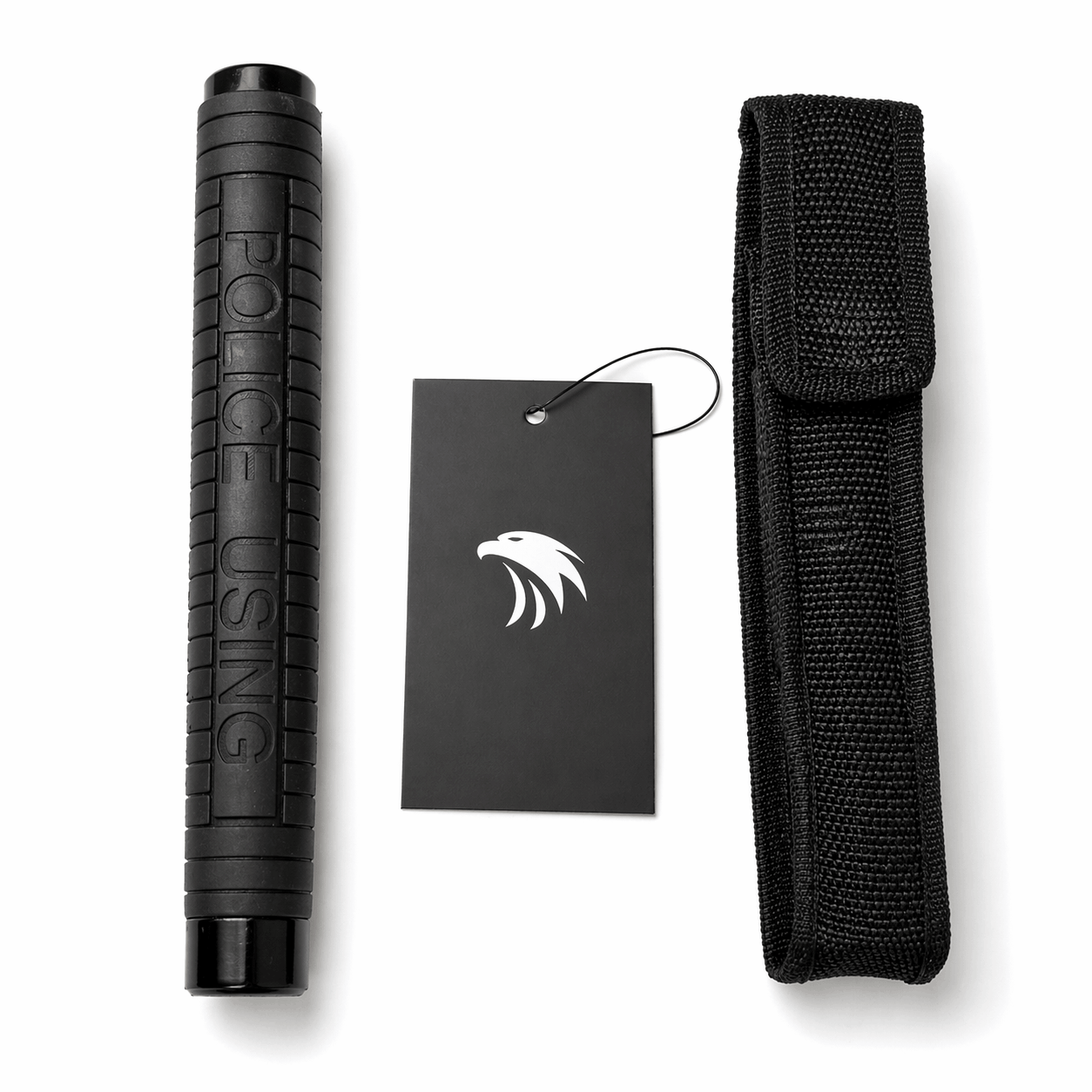 Telescopická ocelová tyč Black Airsoft POLICE 60cm s pouzdrem